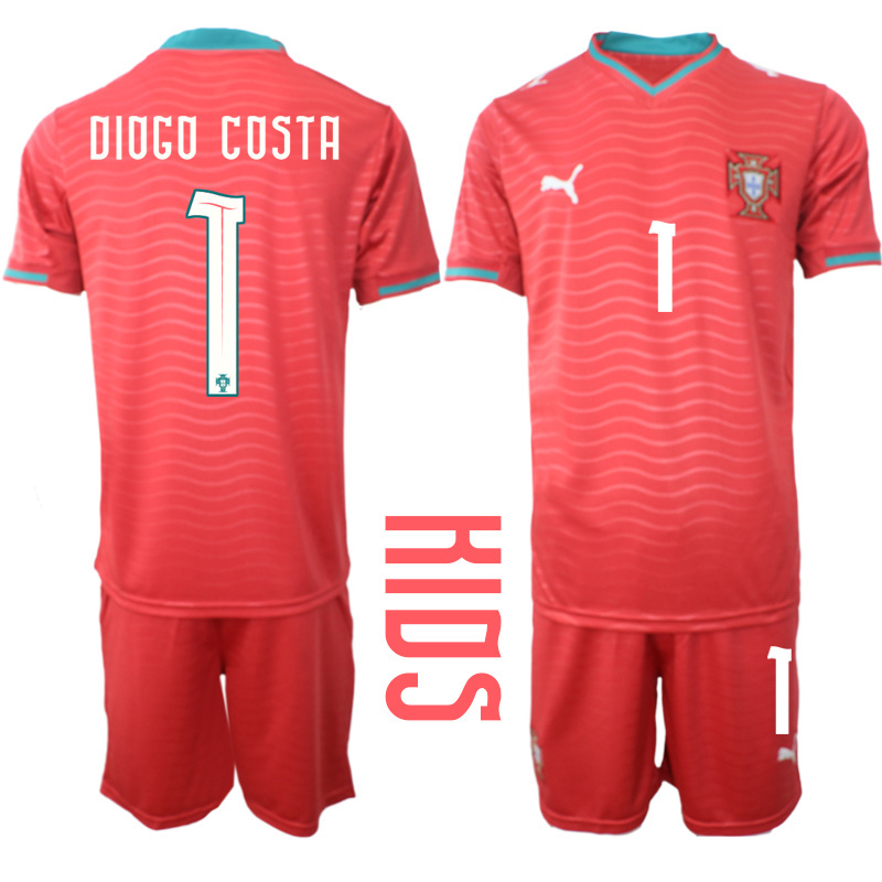 Youth Portugal home #1 style 2026 World Cup Soccer jersey